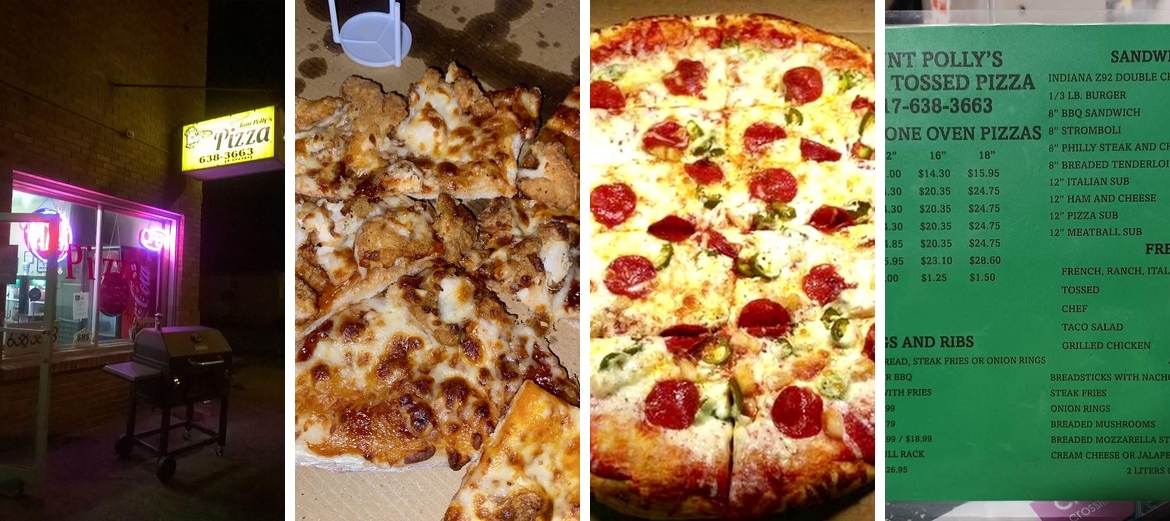 Aunt Polly's Pizza, Ribs & Chicken Menu